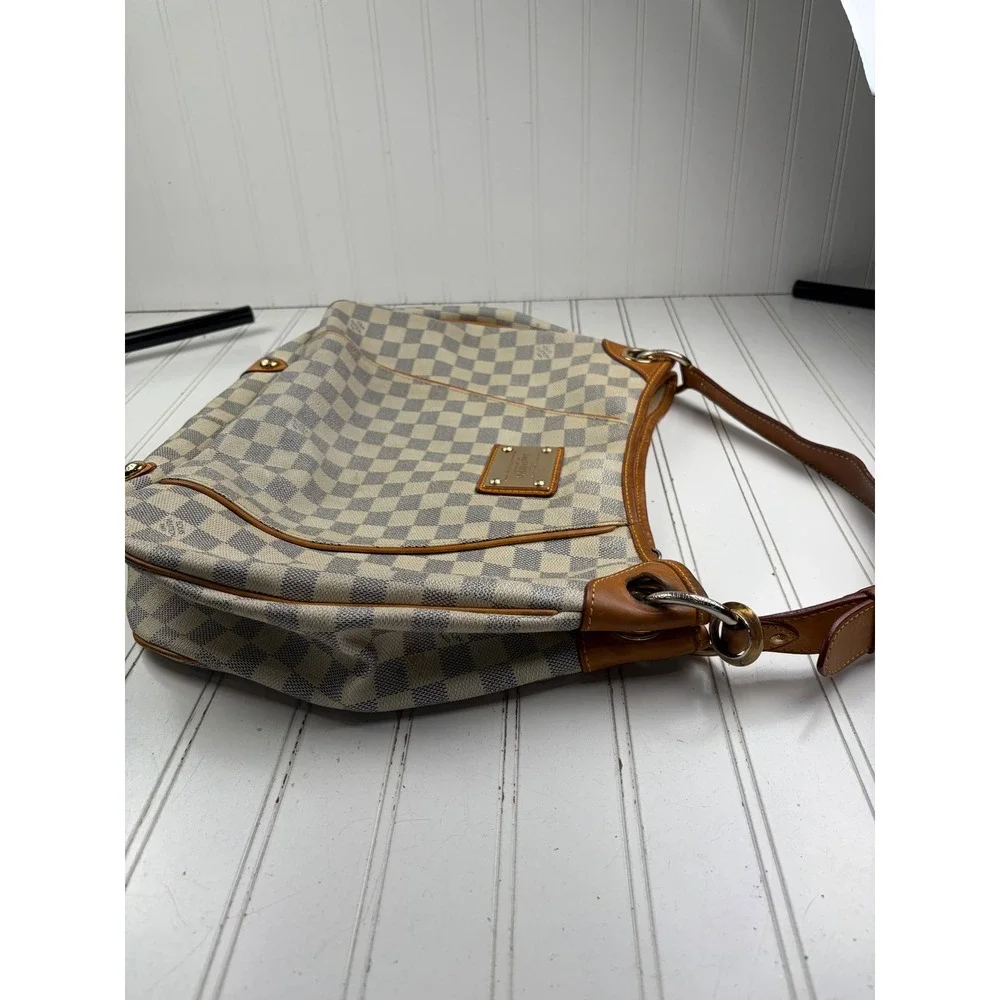 Louis Vuitton Vintage Damier Azur Canvas Hobo Galliera PM Shoulder Bag $1600